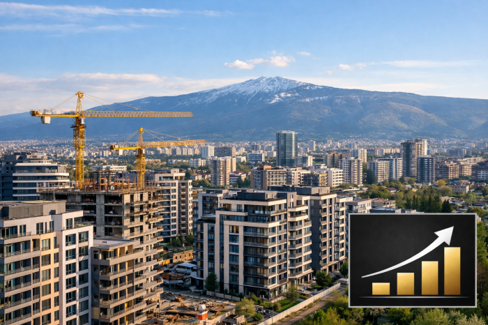 Рекорден ръст на новото строителство в София: 883 нови сгради през 2025 г.
